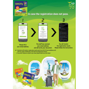 AIS SIM2FIY 亞洲 31國 8天 5G/4G 無限《購買3張免費順豐》上網卡《需要登記》